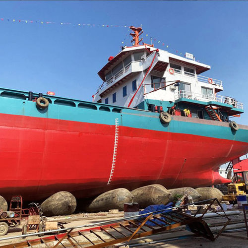 kasus perusahaan terbaru tentang Pemindahan Kapal Berhasil Menggunakan Air Bag Laut Hongruntong untuk Galangan Kapal AS