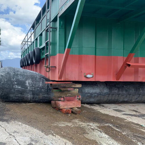 Latest company case about How Ship Launching Airbags Enabled a Safe and Cost-Effective 4,200-Ton Vessel Launch