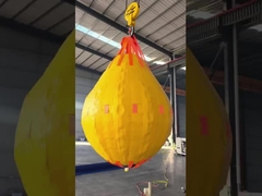 2.8m × H3.0m Parachute-hefzakken Kleefstofvrij naadtechnologie Niet-geleidend materiaal