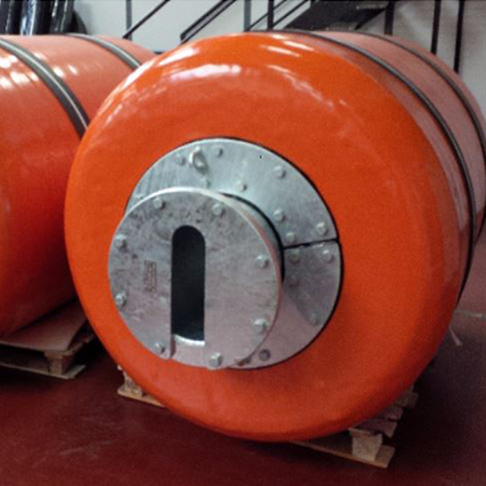 Industrial Compre Modular Foam Through Chain Mooring Buoy For Chafe Chain
