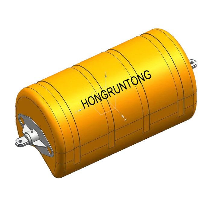 Marine Submarine HDPE Flotation Pipe Laying Floats / Cylindrical