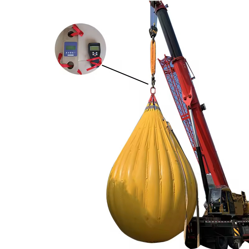 Sacs à eau de test de charge de grue à drainage rapide de 25 tonnes, résistants à la corrosion et durables