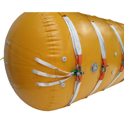 1.5m Inflatable Marine Salvage Bag High Buoyancy Quick Seal Valves ISO Certified