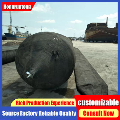 1.8m×15m Inflatable Ship Airbags Steel Cord Reinforcement Automatic Pressure Balancing