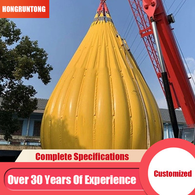 Crane Testing Water Bags UV Resistant PVC Tarpaulin Puncture Resistant Abrasion Resistant