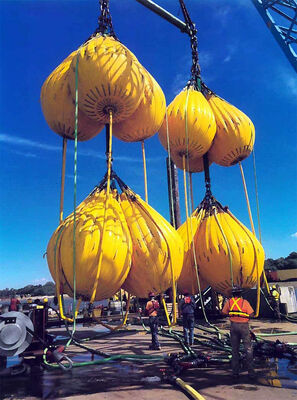 UV Resistant Fabric Load Testing Water Bags for High Volume Single Lift with Eco Friendly Ballast