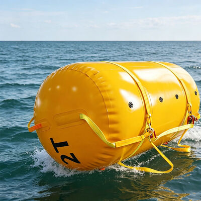 Reinforced Nylon Fabric Marine Buoyancy Bags with 200kg to 50 Tons Lifting Capacity and PVC Coating