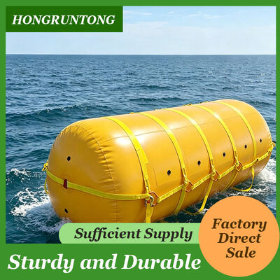 Underwater Lift Bags with PVC Coating Fabric and 200kg to 50 Tons Lifting Capacity in Cylindrical Type