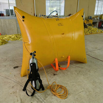 Pillow Underwater Air Lift Bags with Quick Dump Valve Heavy Load Capacity and Corrosion Resistant