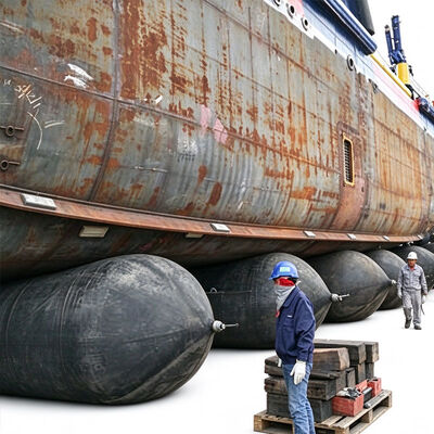 Heavy Duty Ship Launching Balloon and Ship Launching Airbag with High Strength for Long Service Life